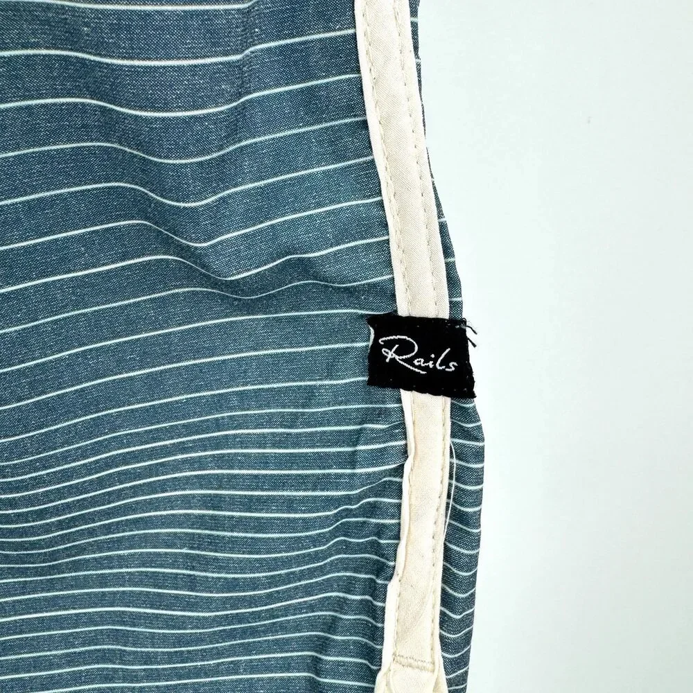 NWT RAILS Rubix Blue White Hombre Swim Board Shorts Size XXL 2XL